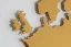 Mapa sveta zlata farba detail